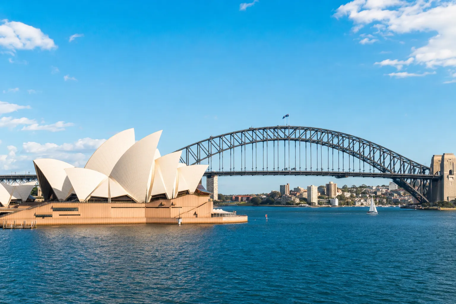 Sydney Opera House and Harbour Bridge