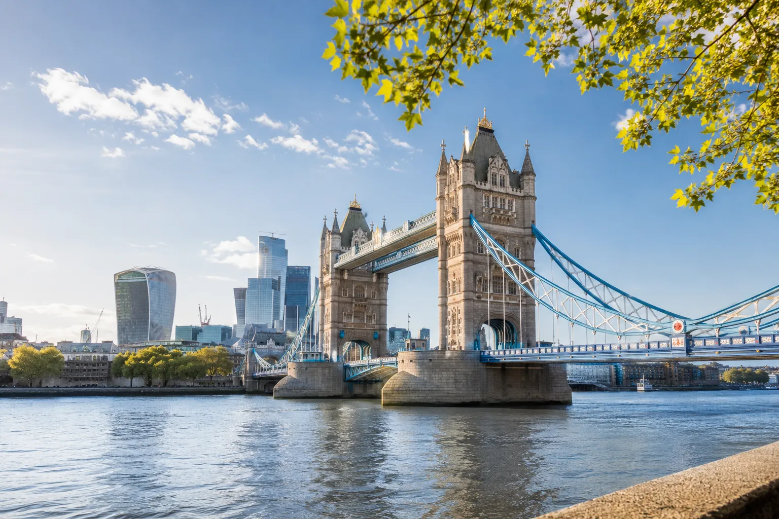 Tower Bridge over the River Thames in London