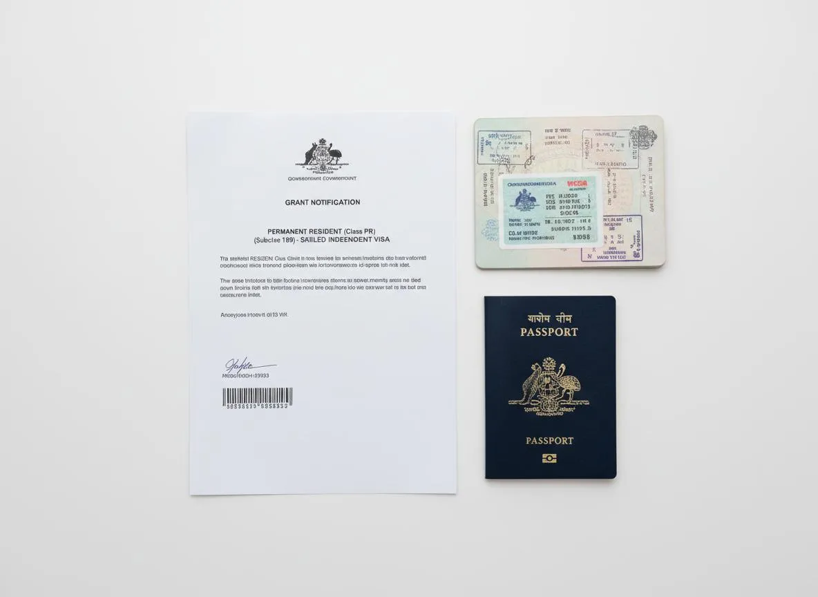 Australia subclass 500 visa approved, visa approval documents